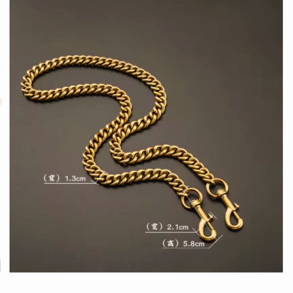 Antique Gold Brass Chain Replacement for Coach Bags